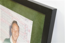 Arnold Palmer Cut Signature with Photo - Framed JSA #S64079
