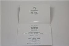 2004 Augusta National Golf Club Member Thanksgiving Menu