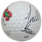 Tiger Woods & Stanford Team Signed Stanford Logo Golf Ball - Wow! FULL JSA #XX09813