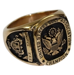 Vinny Giles' Personal USGA 2009 Senior Amateur at Beverly Champions 14k Ring