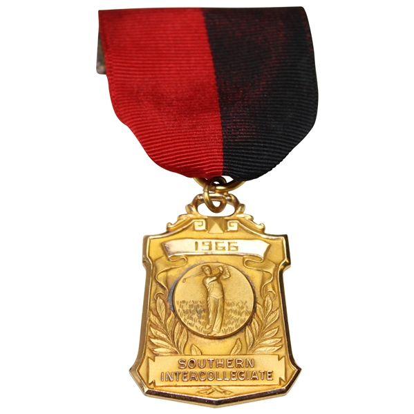 1966 Southern Intercollegiate 1st Place Balfour Medal with Ribbon Won by Vinny Giles