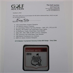 2019 Masters Tournament Honorary Invitee #28 Badge - Vinny Giles
