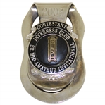 Vinny Giles 2003 Sr. Mid-Amateur Inv. At Inverness Club Contestant Badge/Clip