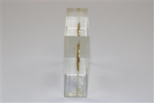 Vinny Giles' SGA Medal Encased in Lucite - Southern Golf Association Amateur Tournament