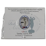 2014 USGAs Bob Jones Award Payne Stewart Pin - Unopened - Vinny Giles Collection