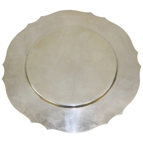 1923 Pine Valley GC Member Gifted Sterling Plate to Amateur National Champ Maxwell R. Marston