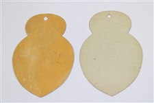 1946 & 1947 Canadian Open Competitor Badges - #47 & #76