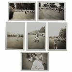 Lot of Six (6) Vintage Craig Wood at The Masters Photographs from Unknown Year