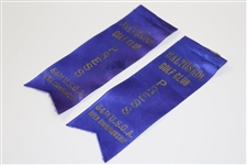 1954 US Open at Baltusrol Two Press Ribbons, Two Grounds/Clubhouse Badges & Guest Badge