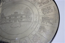 Augusta National Golf Club Sterling Silver Clubhouse with Hole Names Trivet in Box