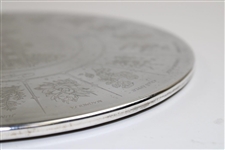 Augusta National Golf Club Sterling Silver Clubhouse with Hole Names Trivet in Box