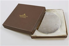Augusta National Golf Club Sterling Silver Clubhouse with Hole Names Trivet in Box