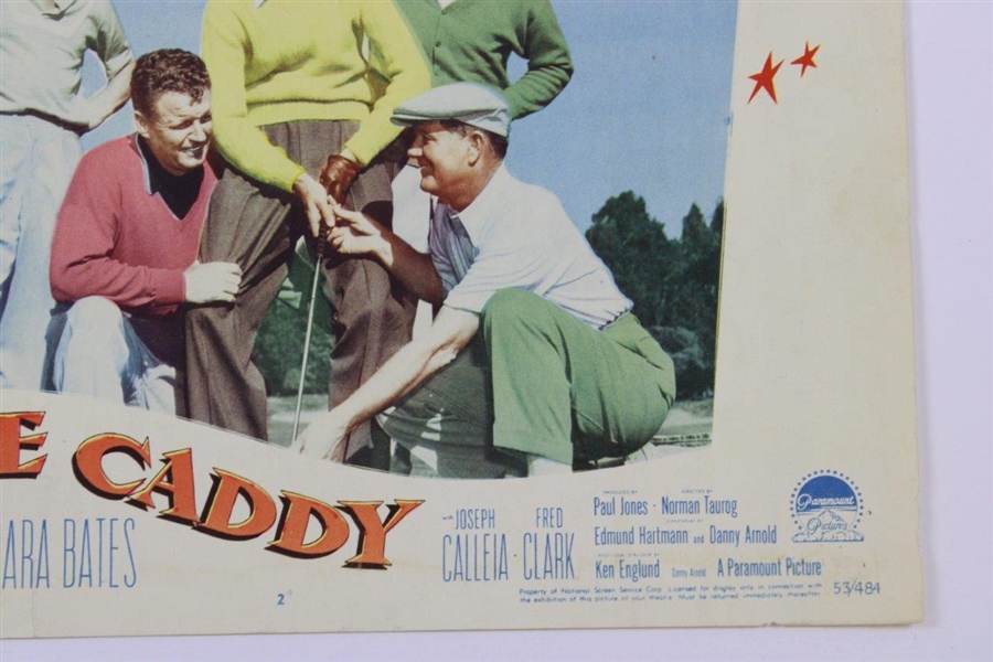 1953 'The Caddy' Movie 11x14 Lobby Card #2 - Pros Helping Lewis with His Stance