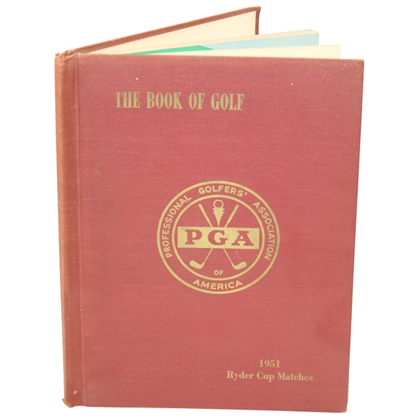 1951 Ryder Cup at Pinehurst Official Hard-Bound Program