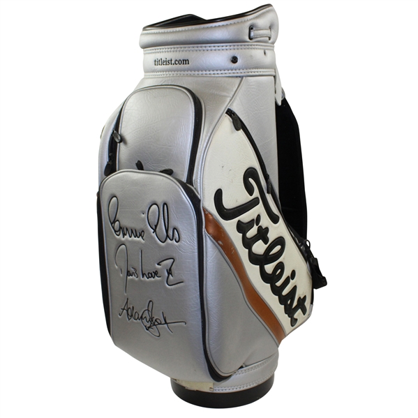 Classic Ernie Els, Davis Love III, & Adam Scott 'Signatures' Full Size Titleist Golf Bag