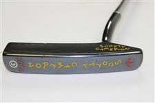 Scotty Cameron Titleist Studio Design 3 Putter with Davis Love III Signed Head Cover JSA ALOA