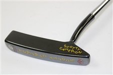 Scotty Cameron Titleist Studio Design 3 Putter with Davis Love III Signed Head Cover JSA ALOA