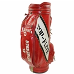 Al Mr. 59 Geiberger Signed Spalding Al Geiberger Red/White Top-Flite Golf Bag JSA ALOA