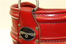 Al 'Mr. 59' Geiberger Signed Spalding 'Al Geiberger' Red/White Top-Flite Golf Bag JSA ALOA