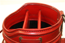 Al 'Mr. 59' Geiberger Signed Spalding 'Al Geiberger' Red/White Top-Flite Golf Bag JSA ALOA