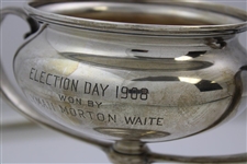 1908 Arsdale Golf Club Election Day Governors Cup Sterling Silver Trophy Won by Morton Waite