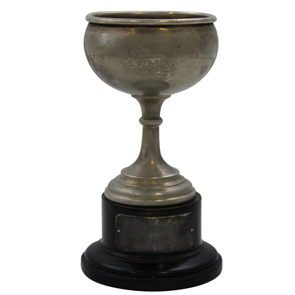 1933 Royal St. Davids GC Sterling Silver Finalist Cup on Plinth