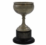 1933 Royal St. Davids GC Sterling Silver Finalist Cup on Plinth