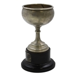 1933 Royal St. David's GC Sterling Silver Finalist Cup on Plinth