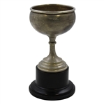 1933 Royal St. David's GC Sterling Silver Finalist Cup on Plinth