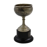 1933 Royal St. David's GC Sterling Silver Finalist Cup on Plinth