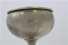 1933 Royal St. David's GC Sterling Silver Finalist Cup on Plinth