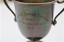 1948 Stoneham Ladies Challenge Bowl Sterling Silver Trophy Won By Mrs V.C. Southwell