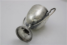 1923 British Columbia Amateur Championship at Oak Bay Qualifying Round Sterling Silver Trophy with Lid