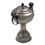 1951 McCutchan Cup Sterling Silver Trophy Cup with Lid Won by E.G. Spooner