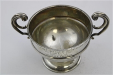 1925 North Foreland Golf Club Whitsun Cup Sterling Silver Runner Up Trophy Won by Maurice Frazer