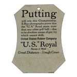 1926 US Amateur Championship at Baltusrol GC Saturday Final Rd Full Ticket - Great Condition