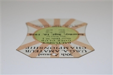 1926 US Amateur Championship at Baltusrol GC Saturday Final Rd Full Ticket - Great Condition