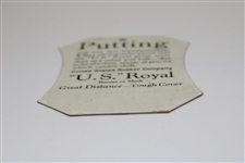 1926 US Amateur Championship at Baltusrol GC Saturday Final Rd Full Ticket - Great Condition
