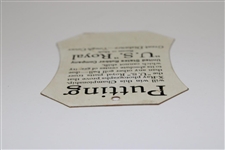1926 US Amateur Championship at Baltusrol GC Saturday Final Rd Full Ticket - Great Condition