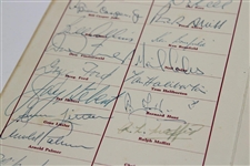 1961 Ryder Cup USA & Great Britain Team Signed Hotel Dinner Menu (Missing O'Connor) JSA ALOA
