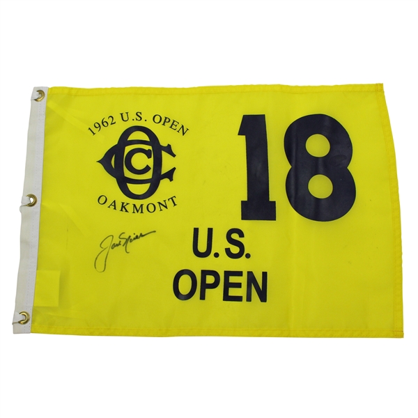 Jack Nicklaus Signed Commemorative 1962 US Open at Oakmont Screen Flag JSA ALOA