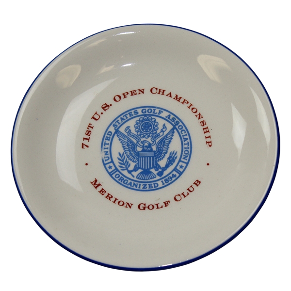 1971 US Open Championship at Merion Golf Club Saucer - June 17-20, 1971