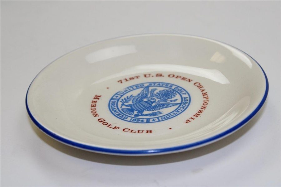 1971 US Open Championship at Merion Golf Club Saucer - June 17-20, 1971