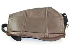 Masters Tournament Black & Brown Leather Duffel Bag - New with Tag