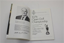 1978 OPEN Championship at The Old Course St. Andrews Official Program - Jack Nicklaus Win