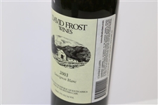 Jack Nicklaus' Unopened 2003 David Frost Bottle of Wine with Jack Nicklaus Stainless Steel Wine Chiller