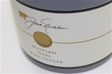 Jack Nicklaus' Unopened 2003 David Frost Bottle of Wine with Jack Nicklaus Stainless Steel Wine Chiller