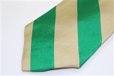 Classic Augusta National Golf Shop Silk Green/Gold Striped Neck Tie - Used