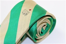 Classic Augusta National Golf Shop Silk Green/Gold Striped Neck Tie - Used