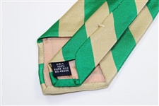 Classic Augusta National Golf Shop Silk Green/Gold Striped Neck Tie - Used